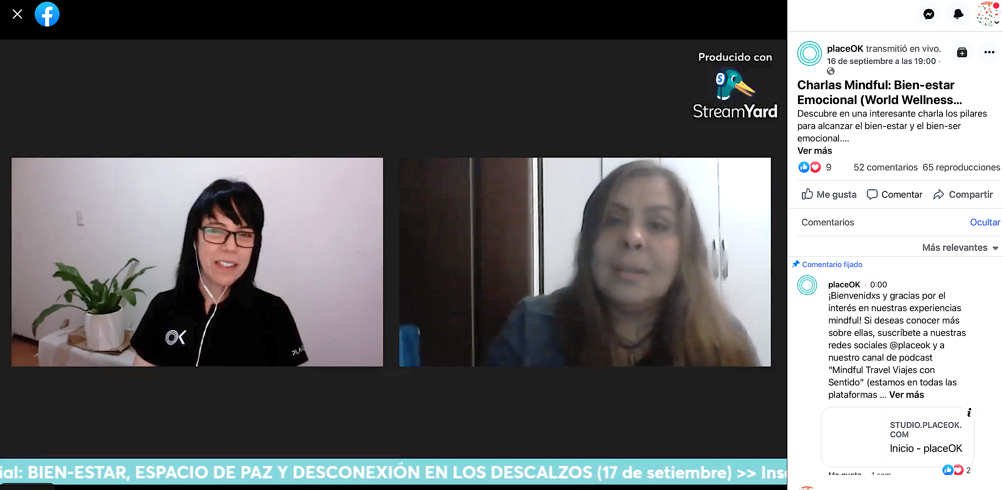experiencias de bienestar online
