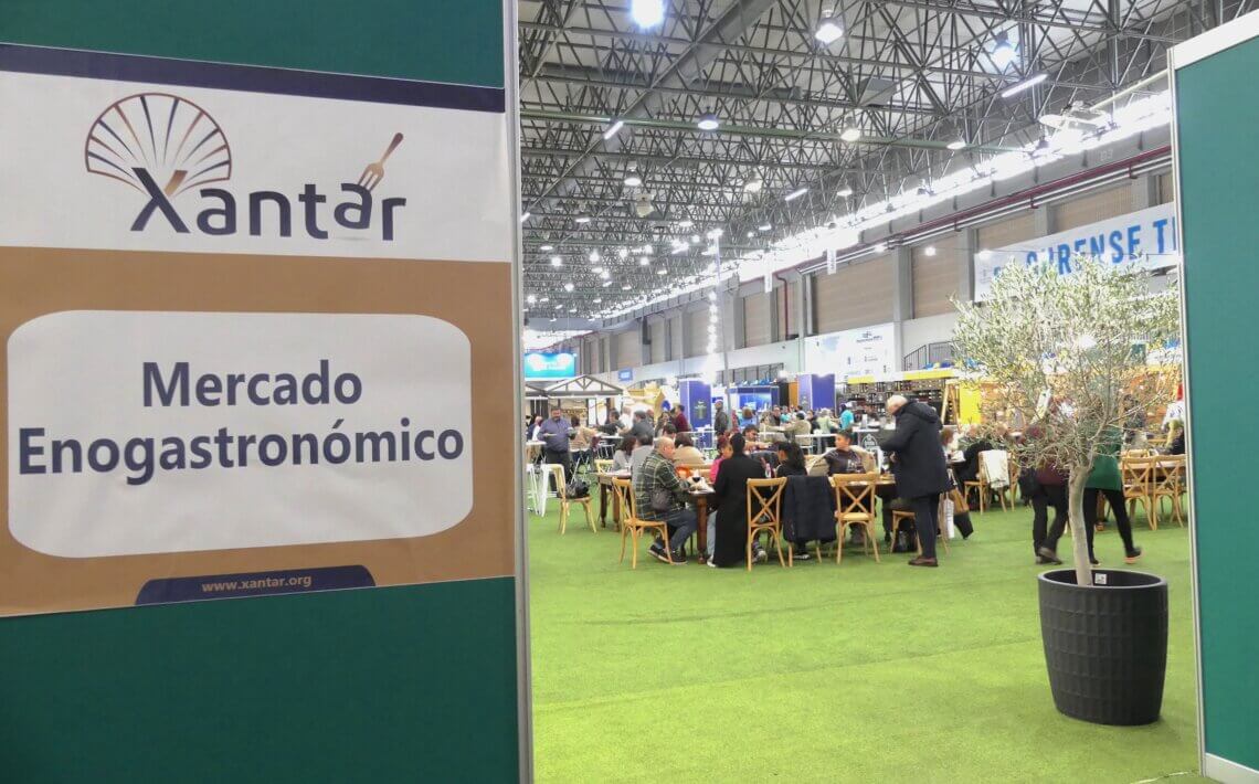 Feria gastronómica en Ourense Galicia